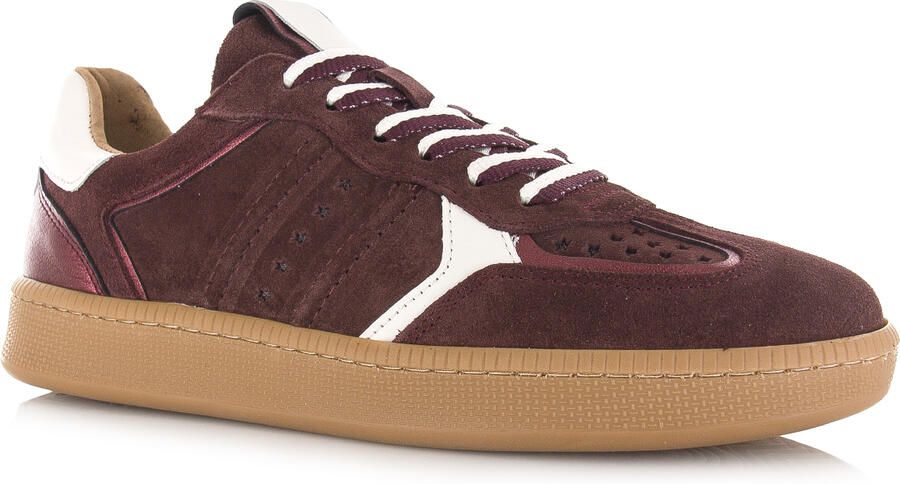 DWRS LABEL DWRS Mirabel bordeaux sneakers Suede Dames - Foto 8