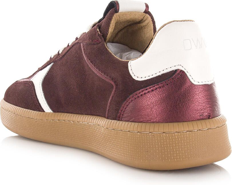 DWRS LABEL DWRS Mirabel bordeaux sneakers Suede Dames - Foto 7