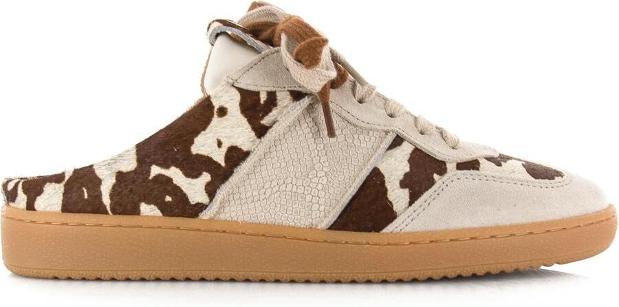 DWRS Nome Cow Hair On Instappers Sneakers B11850-02-8358 Beige - Foto 4