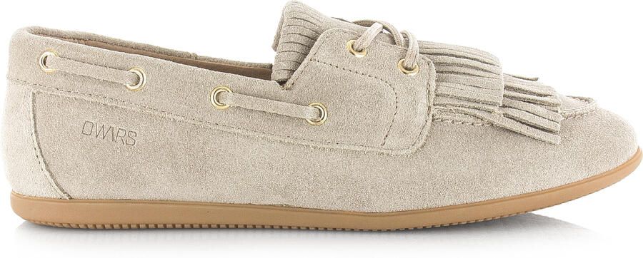 DWRS LABEL Latty fringes beige Suede Dames - Foto 2