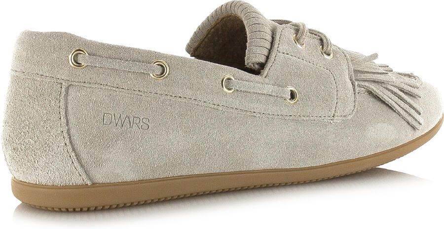 DWRS LABEL Latty fringes sand Suede Dames - Foto 4