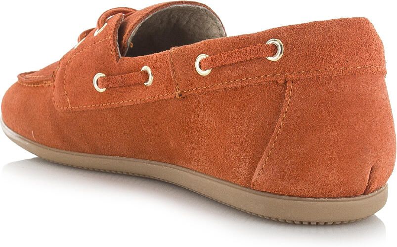 DWRS LABEL Latty orange Suede Dames - Foto 4