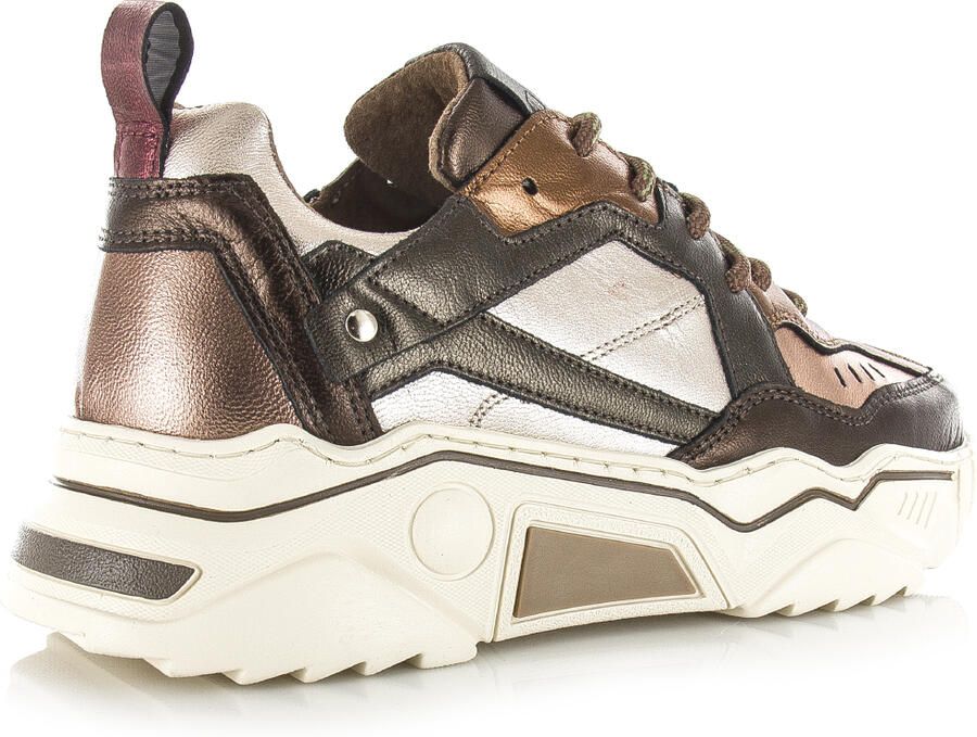 DWRS Pluto leren sneakers chunky donkerbruin - Foto 7