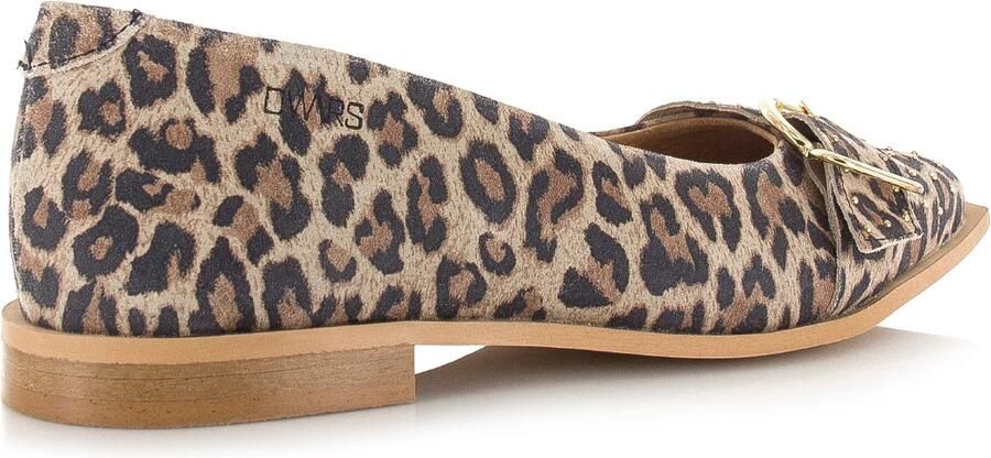 DWRS LABEL Port Vila leopard loafers Leer Dames - Foto 3