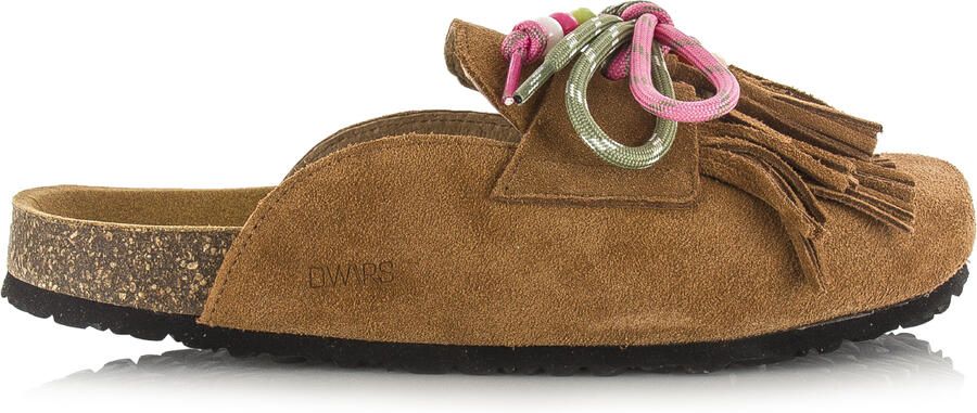 DWRS LABEL Sakai instappers cognac Suede Dames - Foto 5