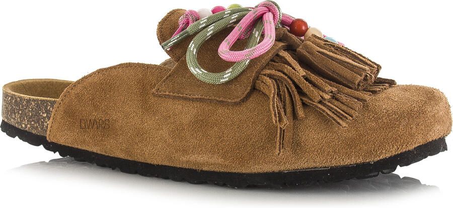 DWRS LABEL Sakai instappers cognac Suede Dames - Foto 7