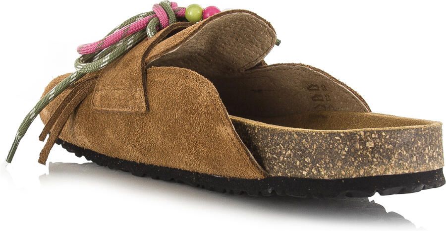 DWRS LABEL Sakai instappers cognac Suede Dames - Foto 6