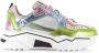 DWRS LABEL Pluto holographic | Lt. Pink Holograph Roze Leer Lage sneakers Dames - Thumbnail 2