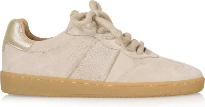 DWRS LABEL DWRS POONA beige sneakers dames Suede Dames
