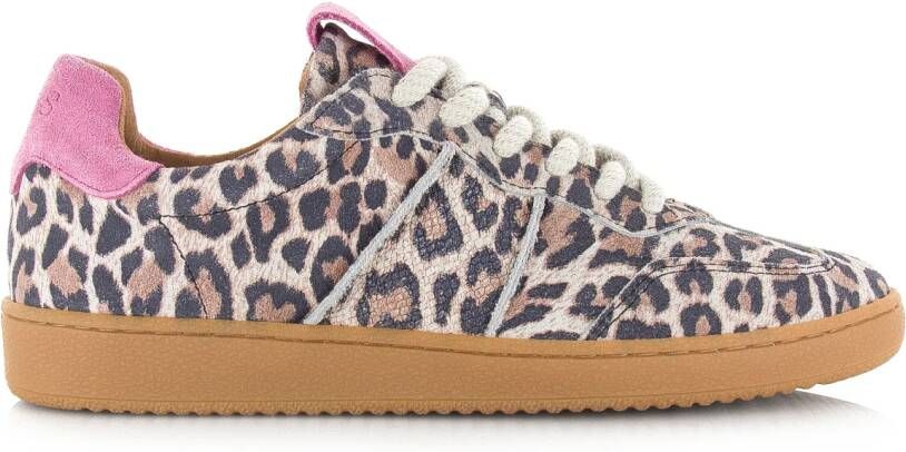 DWRS LABEL DWRS POONA panterprint sneakers dames Suede Dames