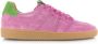 DWRS LABEL DWRS POONA sneakers dames roze Suede Dames - Thumbnail 2