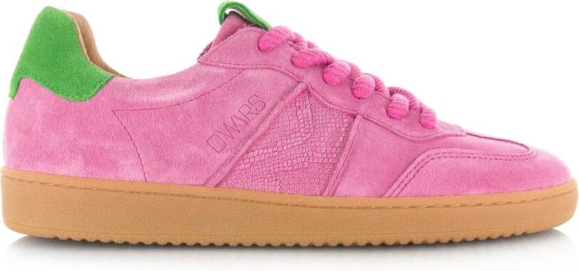 DWRS LABEL DWRS POONA sneakers dames roze Suede Dames
