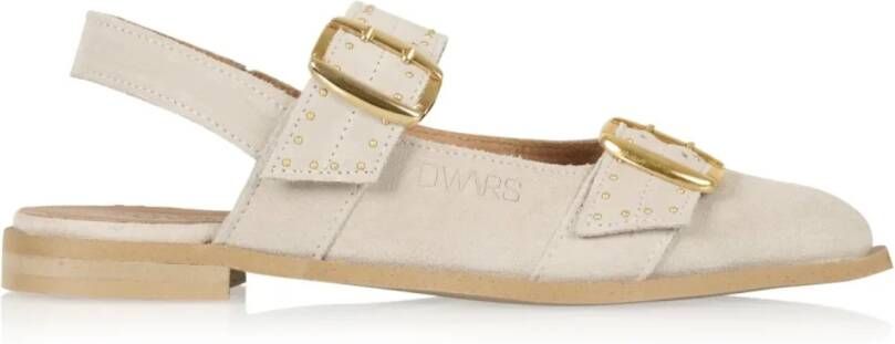 DWRS LABEL DWRS Port Isabel slingbacks beige Suede Dames
