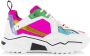 Dwrs Sneaker pluto white pink green J5217 - Thumbnail 2