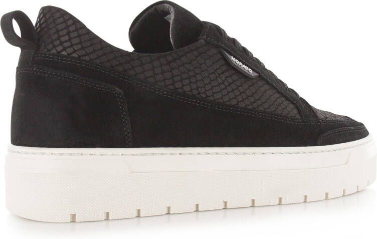 Antony Morato Flint Python Zwart Suede Lage sneakers Heren