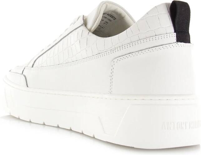 Antony Morato Flint sneakers wit Leer Lage sneakers Heren