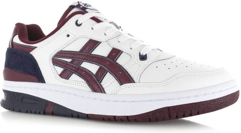 Asics EX89 White Port Royal Wit Leer Lage sneakers Unisex