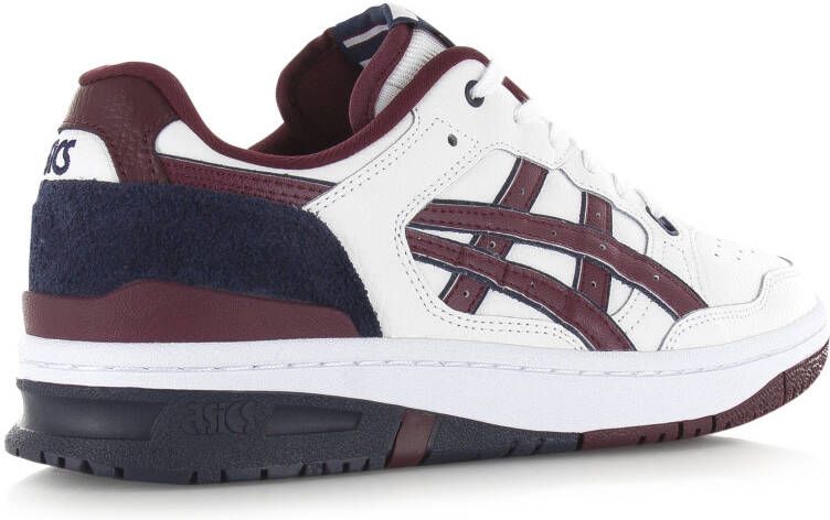 Asics EX89 White Port Royal Wit Leer Lage sneakers Unisex
