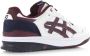 Asics EX89 White Port Royal Wit Leer Lage sneakers Unisex - Thumbnail 11