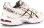 Asics GEL 1130 cream reddish brown Beige Mesh Lage sneakers Unisex - Thumbnail 13