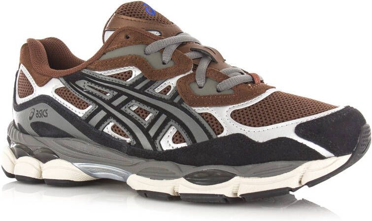 Asics GEL-NYC | Reddish Brown Black Bruin Leer Lage sneakers Unisex