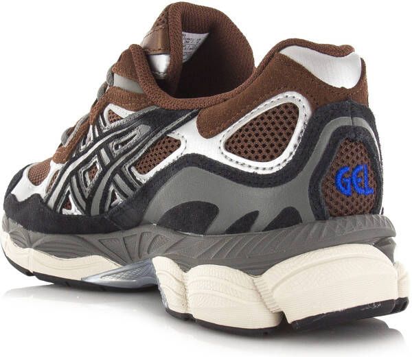 Asics GEL-NYC | Reddish Brown Black Bruin Leer Lage sneakers Unisex
