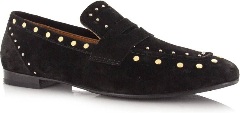 Babouche Avery | dames loafers zwart Suede Dames