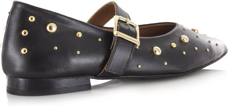 Babouche Celina ballerina&apos;s zwart Leer Dames