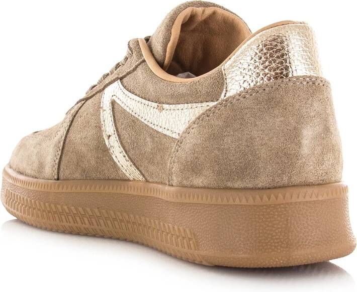 Babouche Liva sneakers dames beige Suede Dames