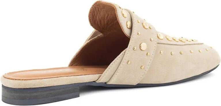 Babouche Nance open muiltjes met studs Suede Dames