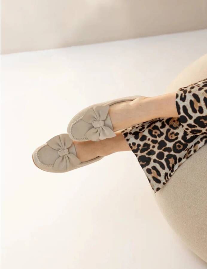 Babouche Naomi beige mocassins Suede Dames