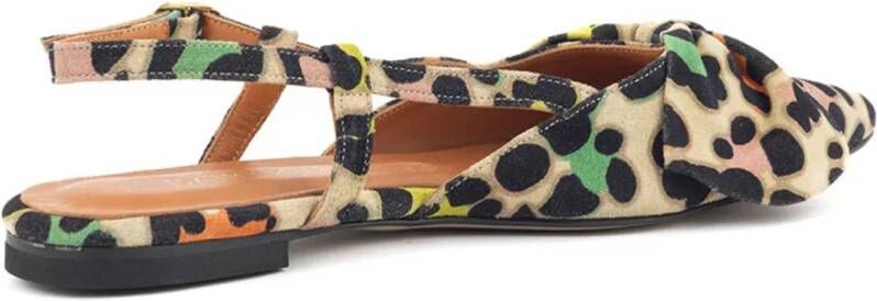 Babouche Sofie slingback sandalen Leer Dames