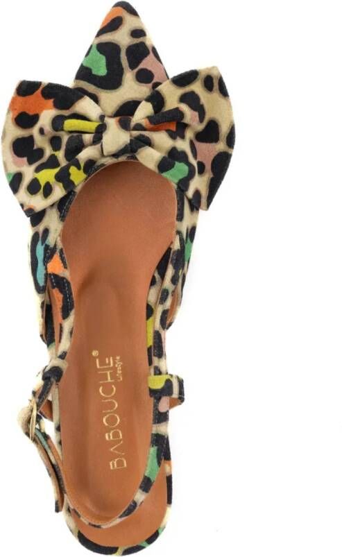 Babouche Sofie slingback sandalen Leer Dames