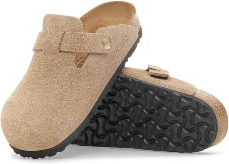 BIRKENSTOCK Boston | suede sand castle Suede Unisex