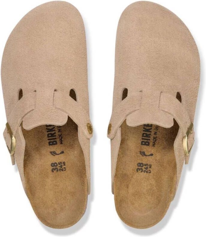 BIRKENSTOCK Boston | suede sand castle Suede Unisex