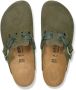 Birkenstock Sandalen Boston Suede Leather Narrow Thyme - Thumbnail 14