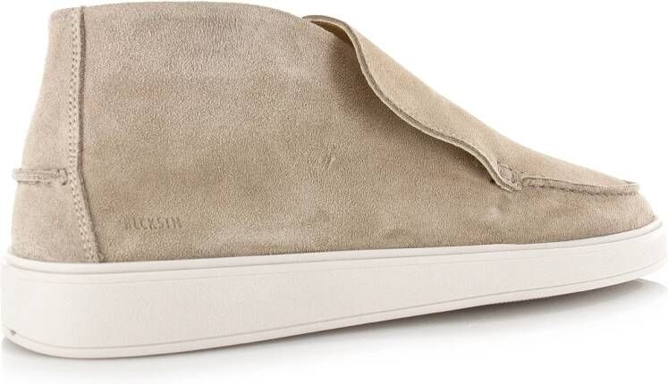 BLACKSTONE Zuko max Chukka Beige Suede Nette schoenen Heren