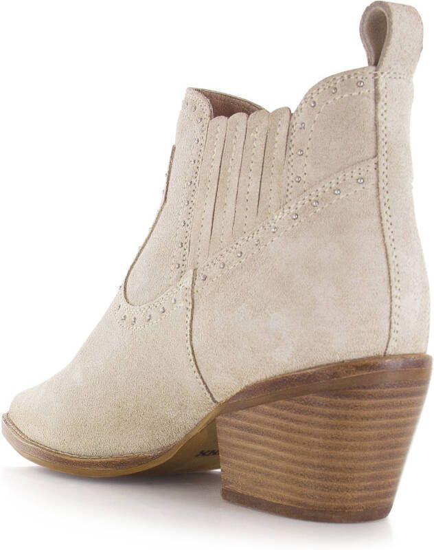 Bronx Jukeson western Beige Suede Western Dames