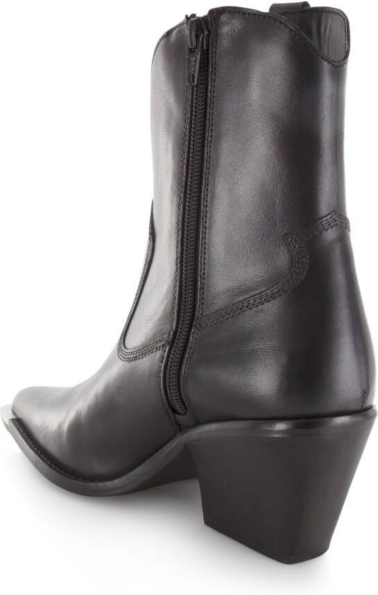 Bronx Next Low Kole Zwart Leer Western Dames Schoenen.nl