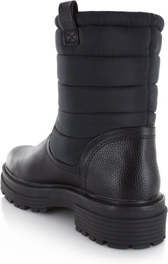 Bullboxer winterboot 171503F6S Zwart Leerlook Enkelboots Dames