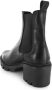 Bullboxer 612505E6L CHELSEA BLOKHAK Zwart Leer Chelsea boots Dames - Thumbnail 7