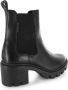 Bullboxer 612505E6L CHELSEA BLOKHAK Zwart Leer Chelsea boots Dames - Thumbnail 8