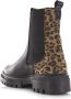 Bullboxer chelsea boot met panterprint Zwart Leer Chelsea boots Dames - Thumbnail 2