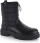 Bullboxer winterboot 171503F6S Zwart Leerlook Enkelboots Dames - Thumbnail 9