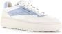 Copenahgen studios Copenhagen Studios dames sneaker Charente wit blauw leder - Thumbnail 11