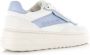 Copenahgen studios Copenhagen Studios dames sneaker Charente wit blauw leder - Thumbnail 13