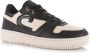 Cruyff Campo Low Lux Black Cream Zwart Leer Lage sneakers Dames - Thumbnail 14