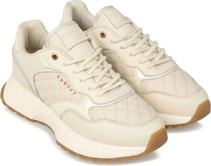 Cruyff Charlotte Runner sneakers beige Leer Dames