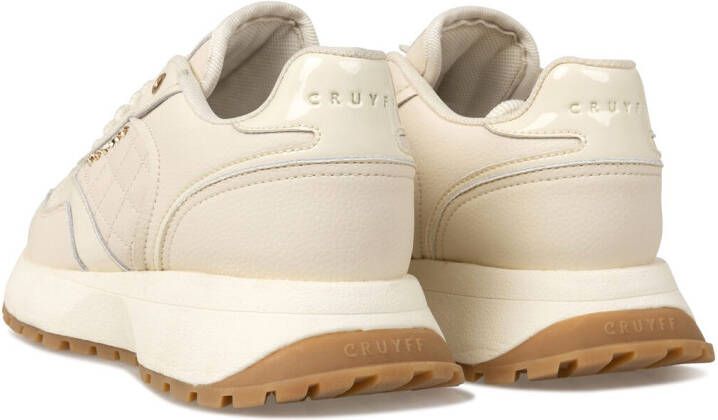 Cruyff Charlotte Runner sneakers beige Leer Dames