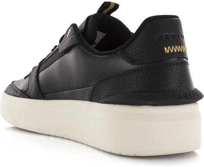 Cruyff Endorsed Tennis | black gold Zwart Leer Lage sneakers Heren